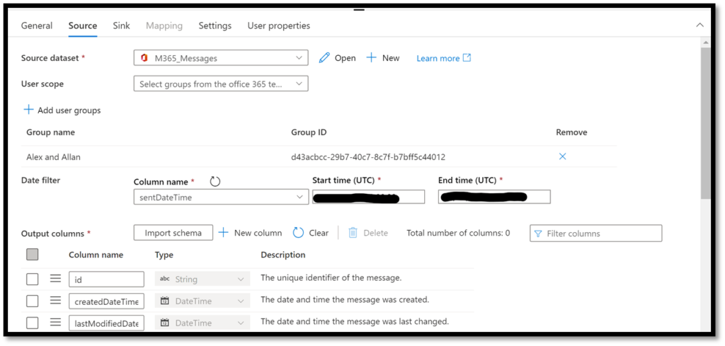 Inbox pipeline configuration