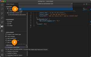 Developing enterprise-ready Microsoft Teams apps with Teams ToolKit v3 ...