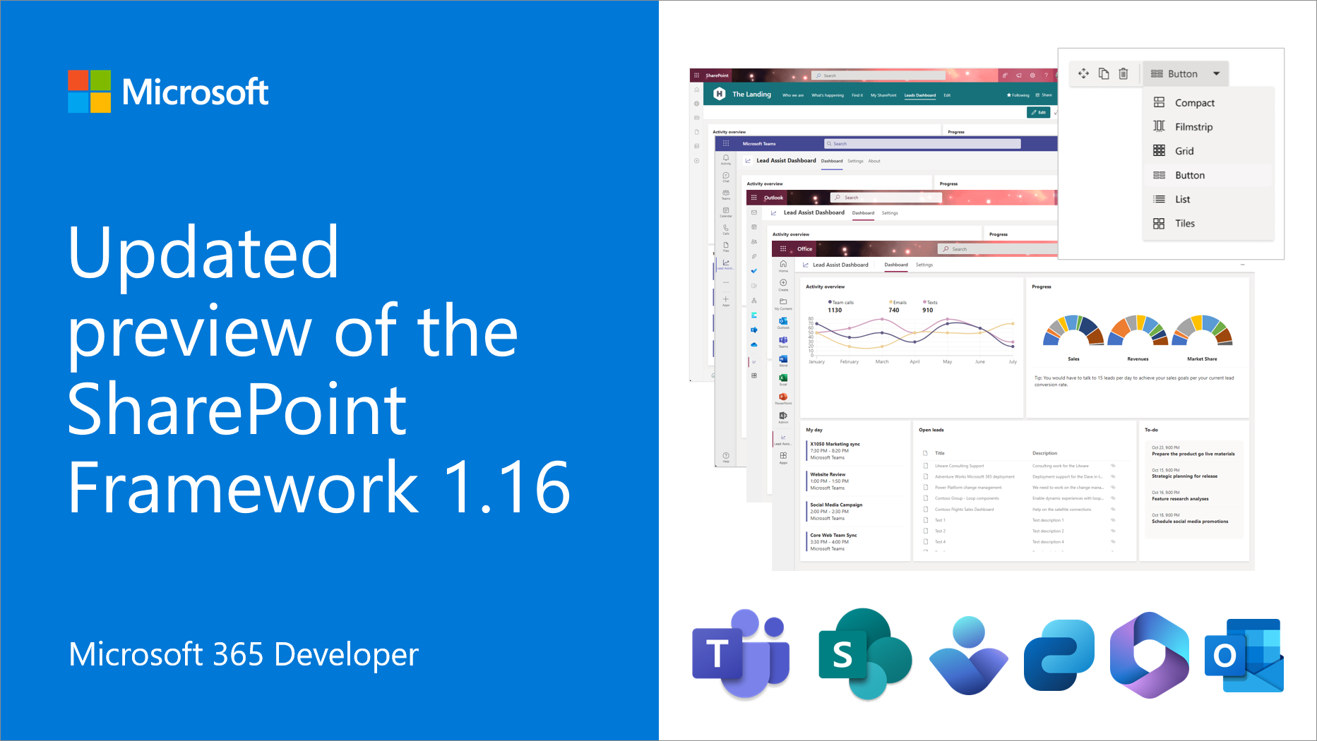 Updated preview of the SharePoint Framework 1.16