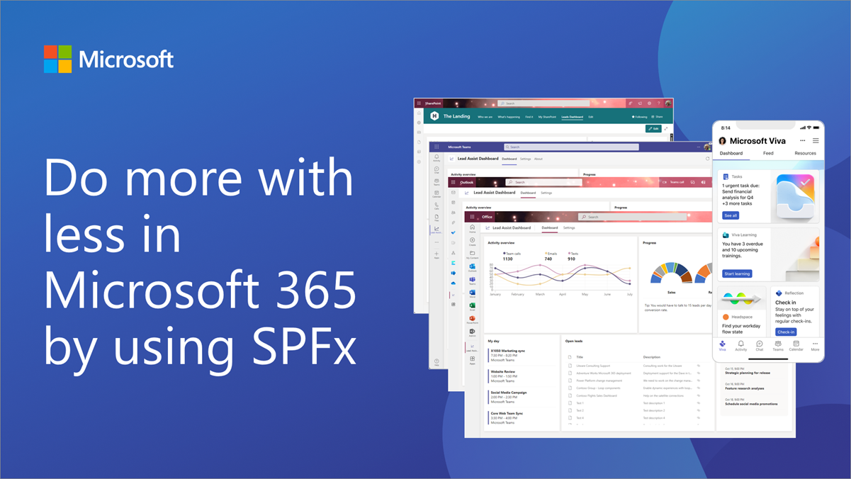 Do more with less in Microsoft 365 by using SPFx