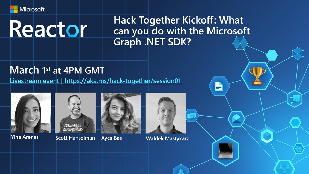 Get ready for the first week of Hack Together: Microsoft Graph and .NET 🦒