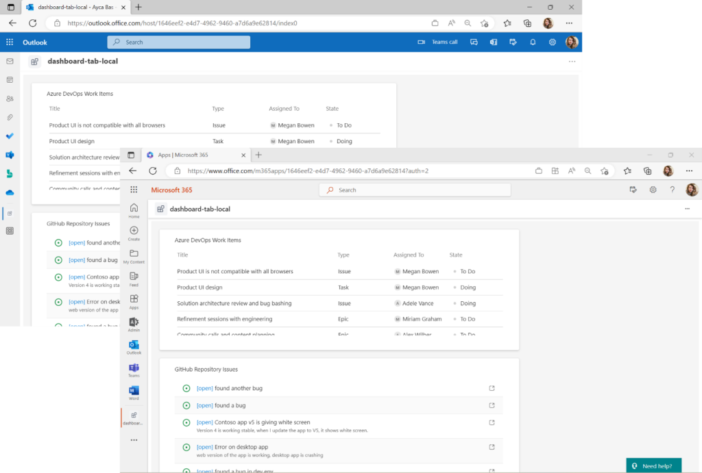 Build A Developer Assist Dashboard Using Teams Toolkit