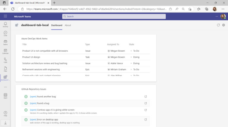 Build A Developer Assist Dashboard Using Teams Toolkit