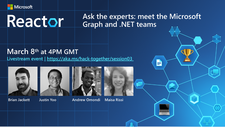 Hack Together: Microsoft Graph and .NET week 1 recap and what’s coming