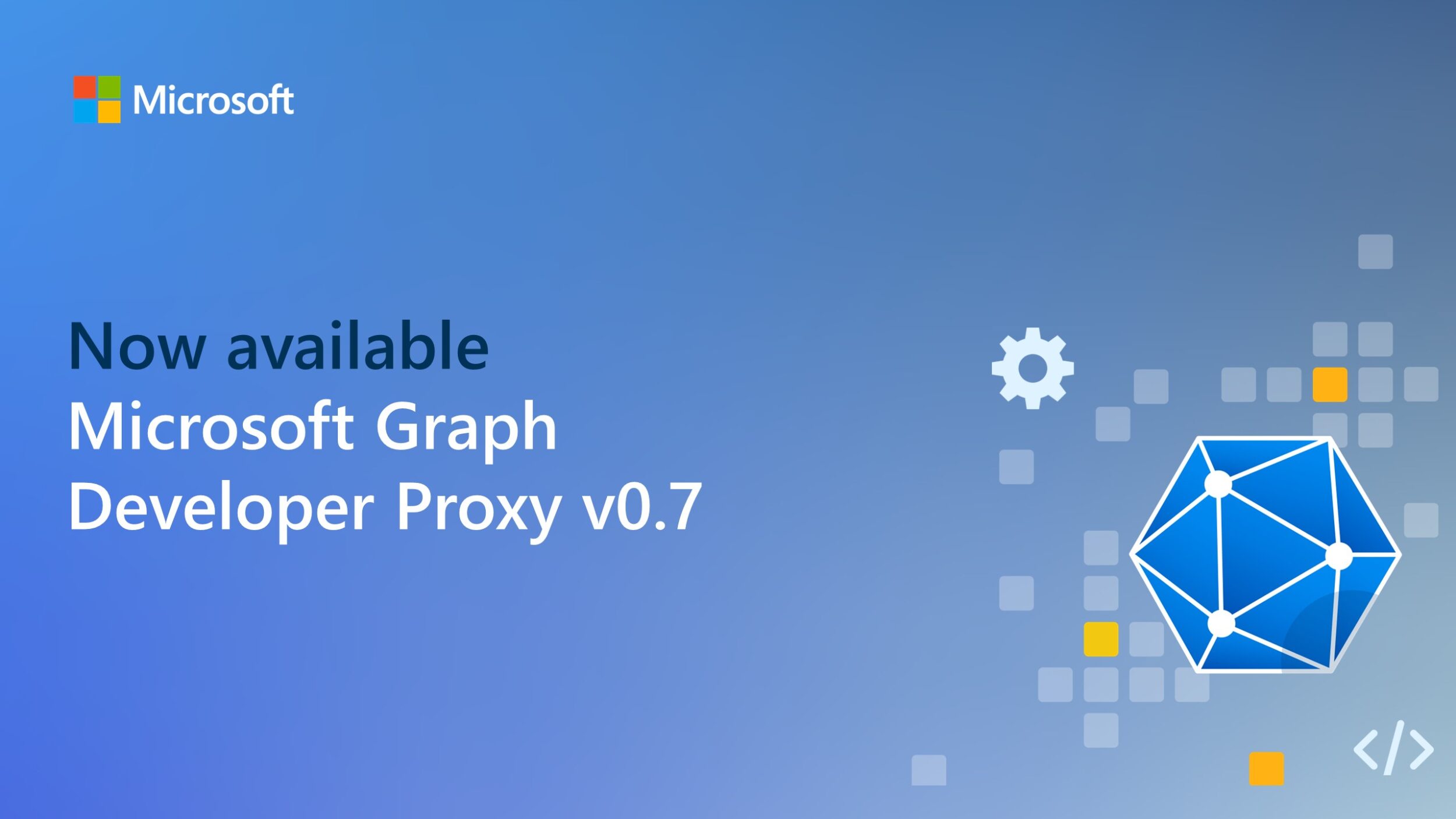 Microsoft Graph Developer Proxy v0.7 with extended configuration options and improved simulating throttling
