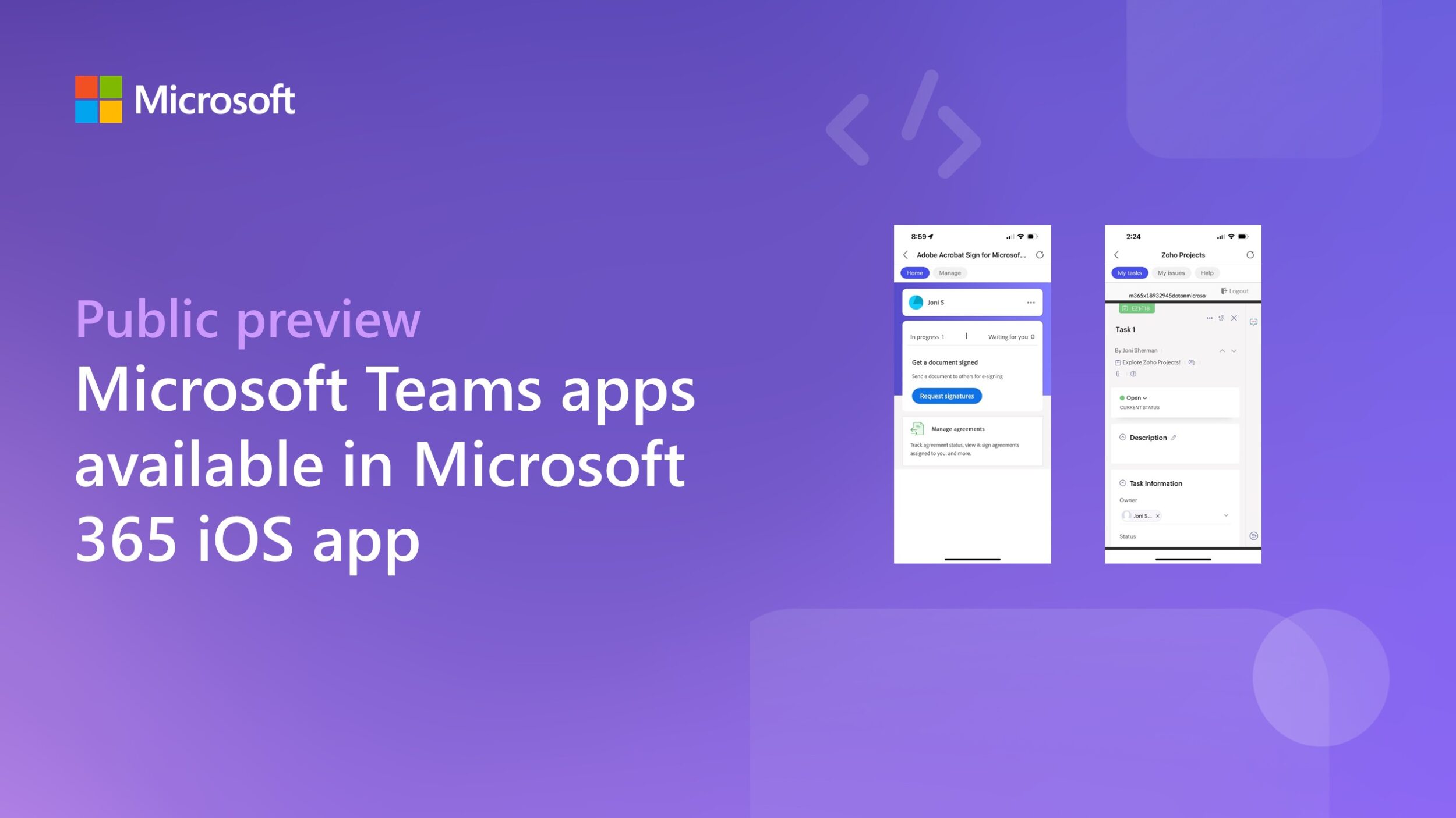 微软Teams应用现已在Microsoft 365 iOS应用中公开预览