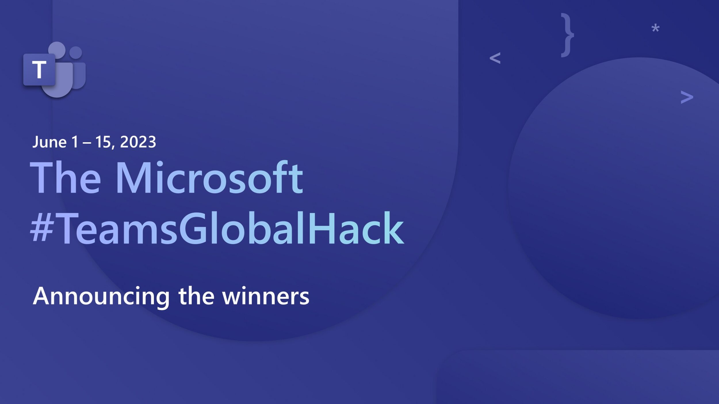Announcing the HackTogether: Microsoft Teams Global Hack winners