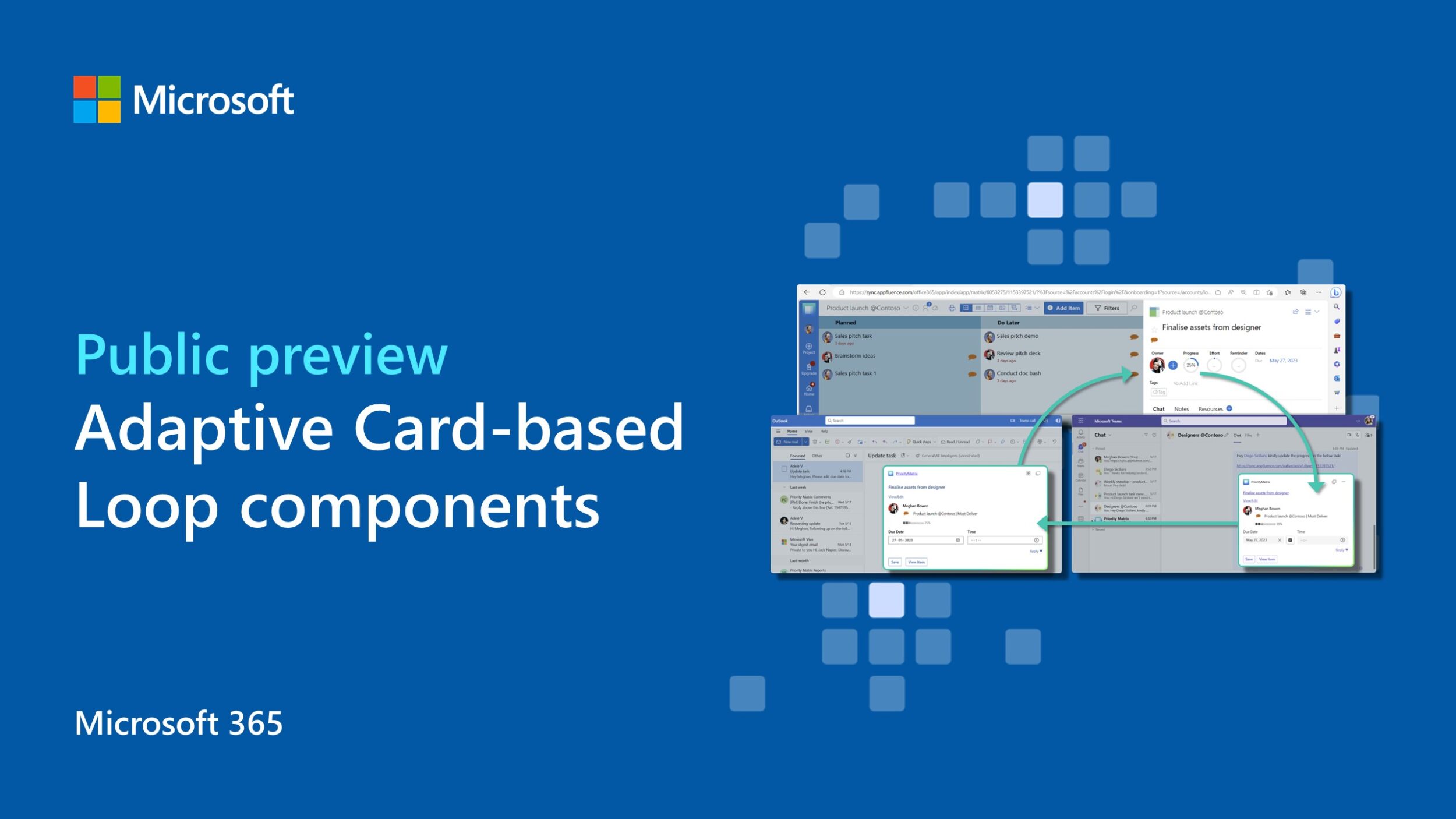 Adaptive Card-based Loop components are now in preview