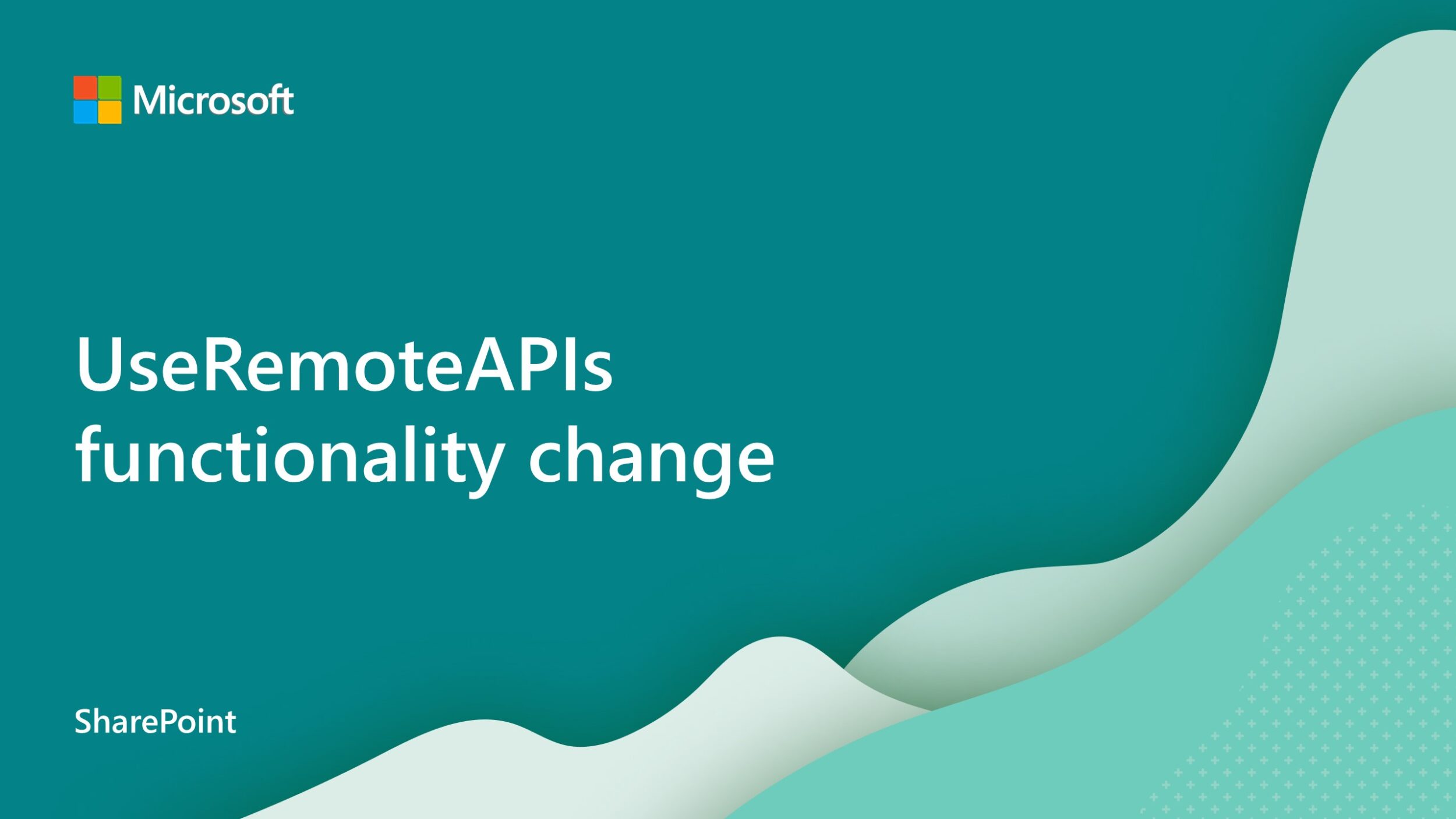 UseRemoteAPIs functionality change in Microsoft SharePoint