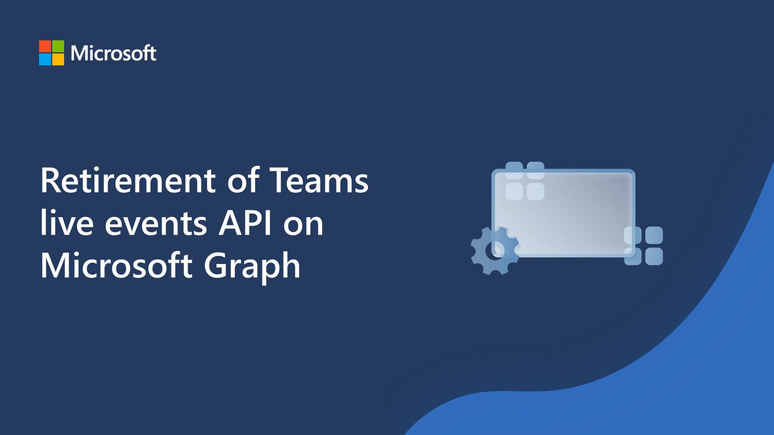 Retirement of Teams live events API on Microsoft Graph