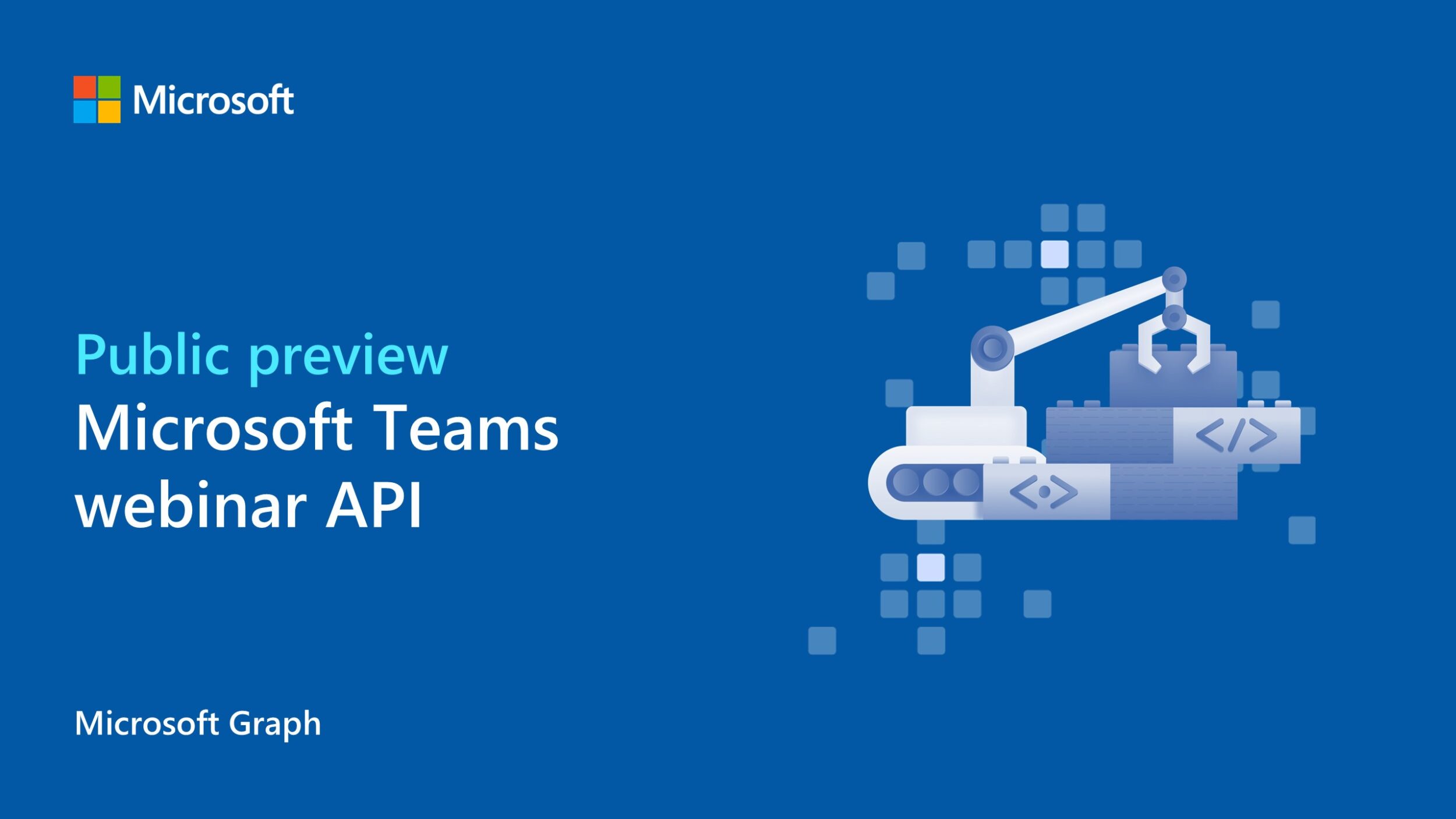 Microsoft Teams webinar APIs in public preview