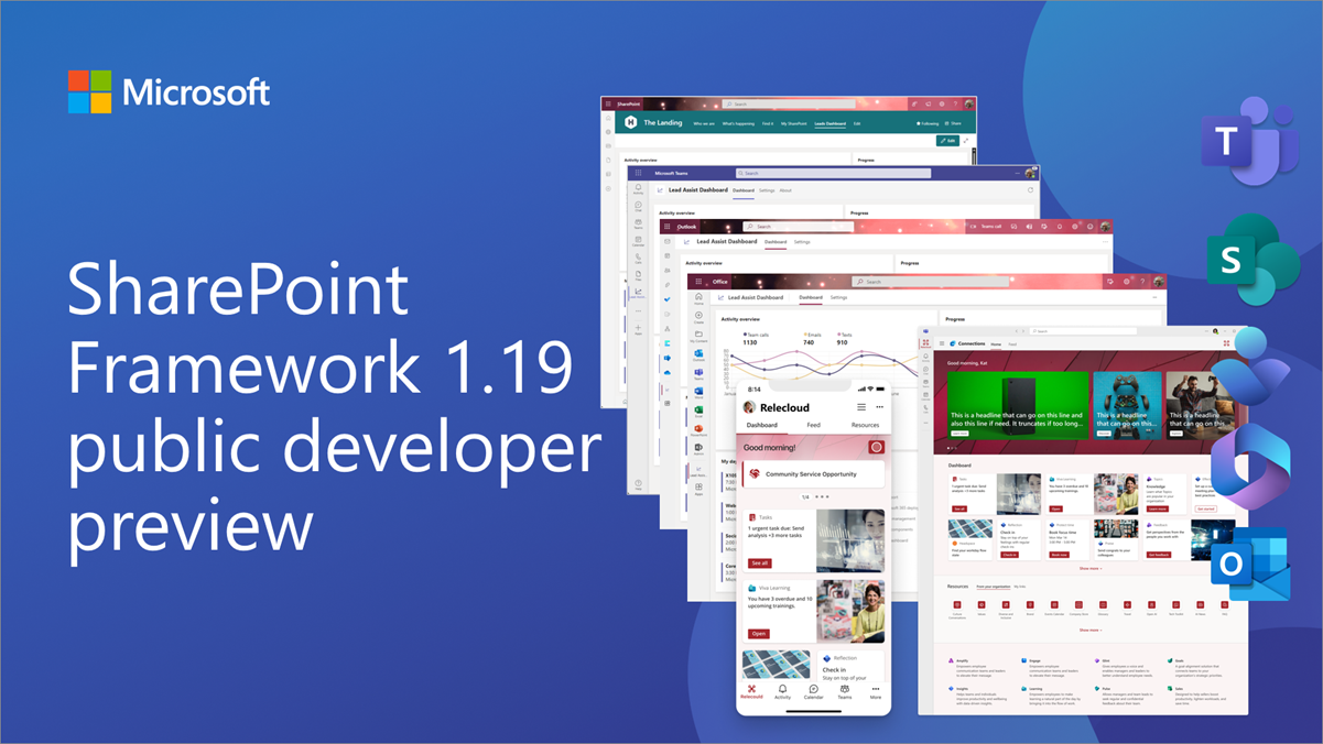 Public preview of SharePoint Framework 1.19 – First release of upcoming features
