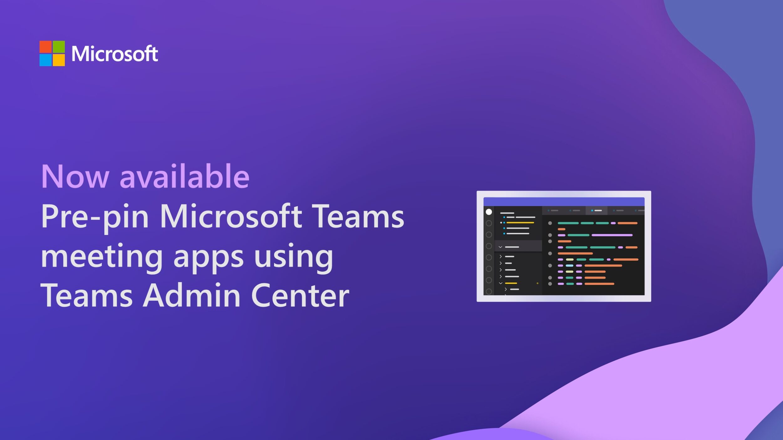 Pre-pin Microsoft Teams meeting apps using Teams Admin Center