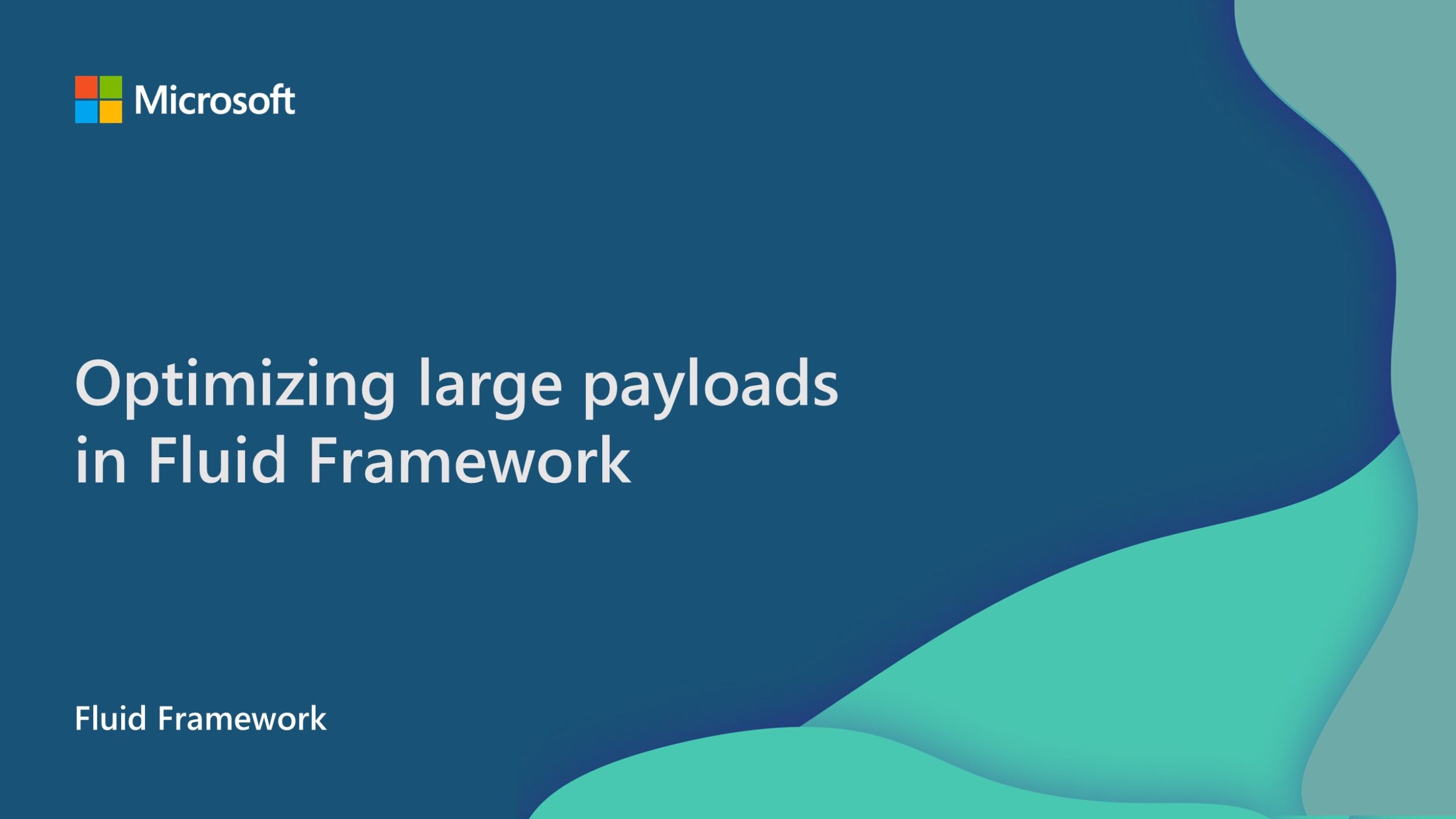 Optimizing large payloads in Fluid Framework