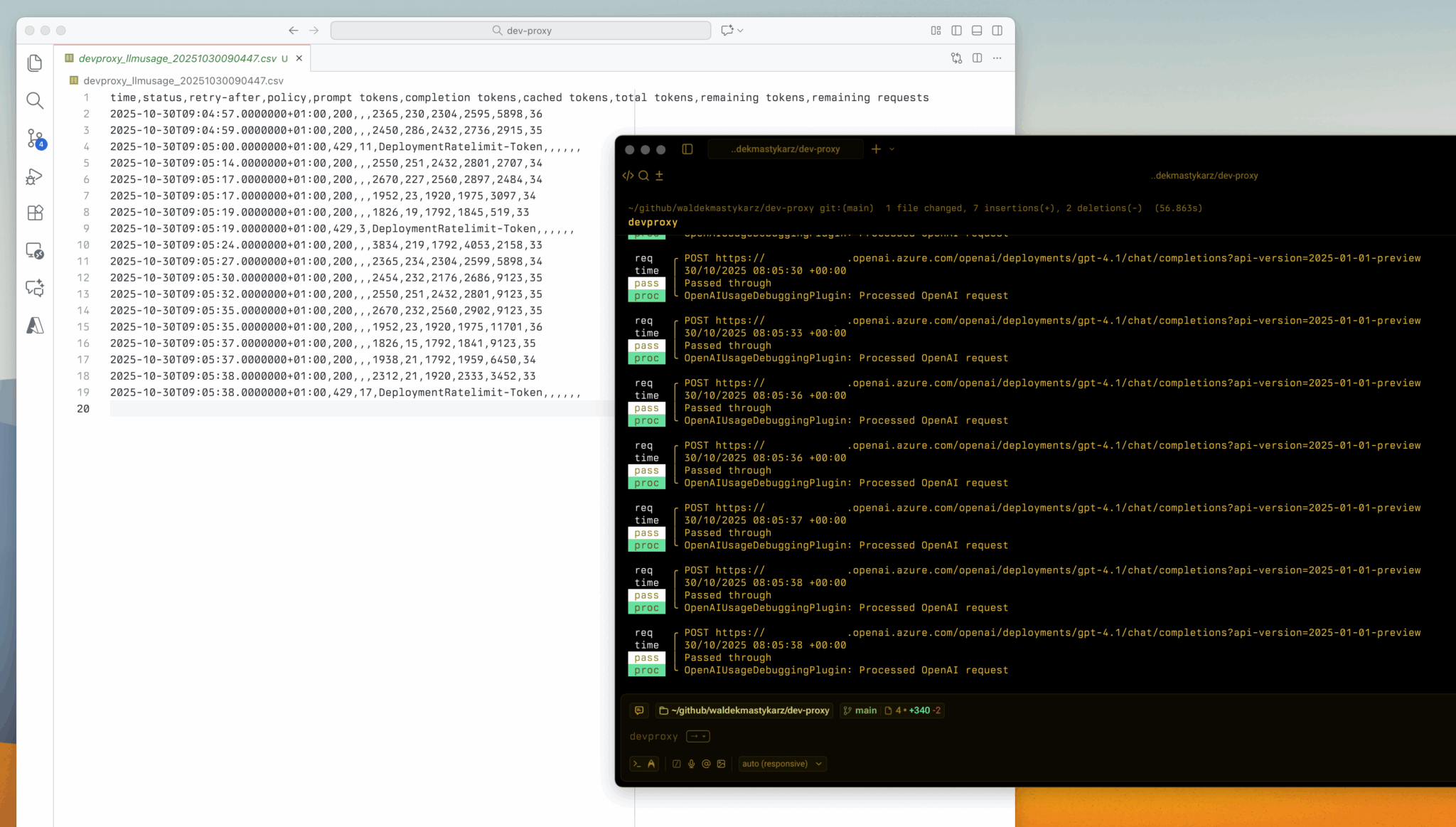 Dev Proxy v1.3 with exporting to HAR, LLM usage tracking, and enhanced ...