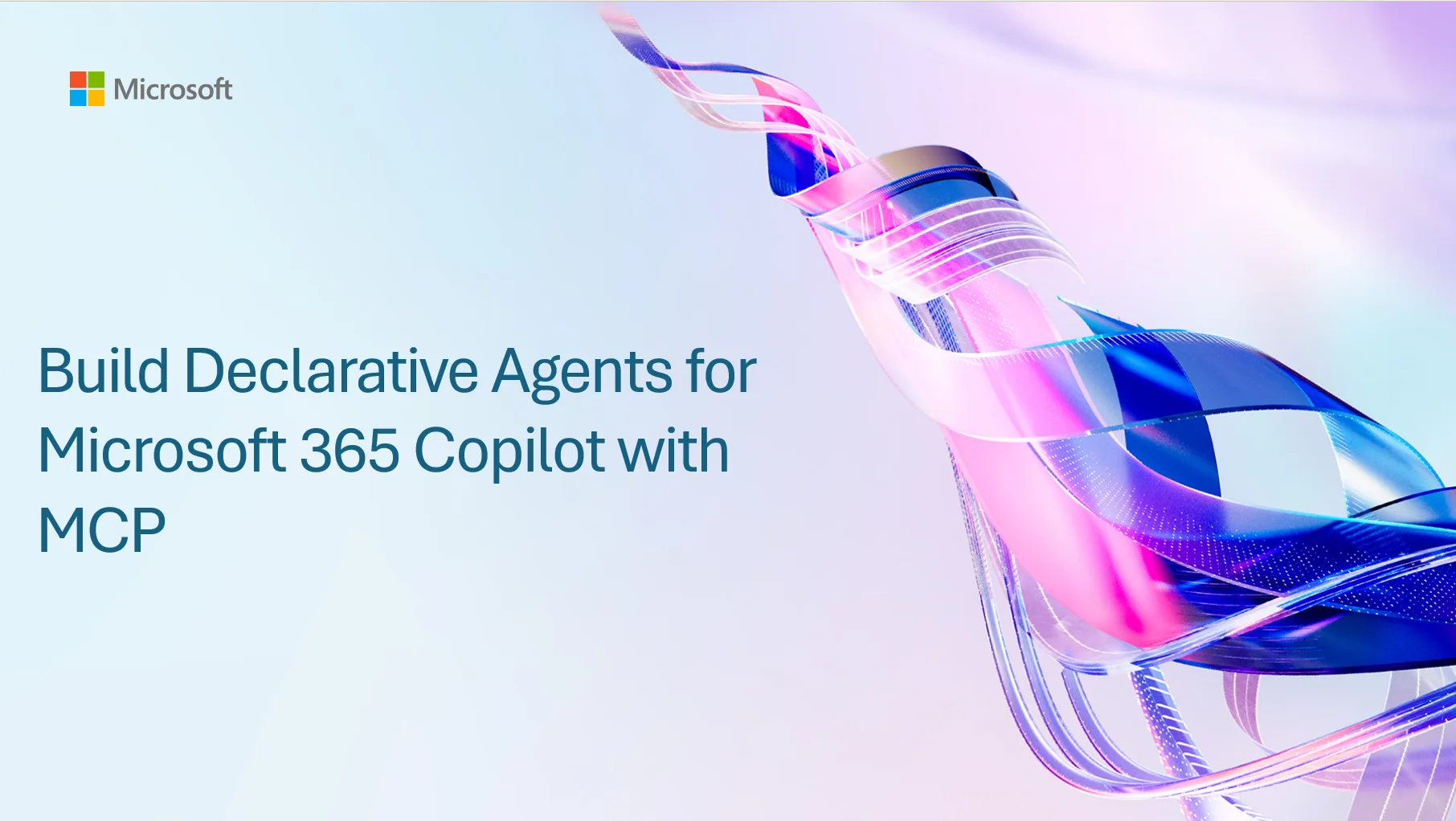 Build declarative agents for Microsoft 365 Copilot with MCP