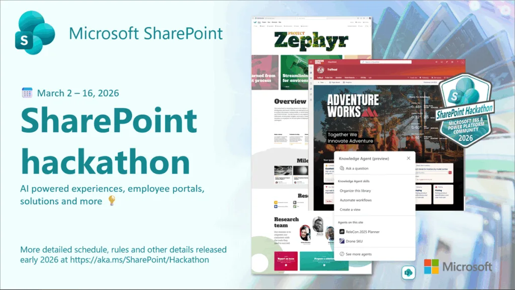 SharePoint Hackathon 2026 - March 2-16