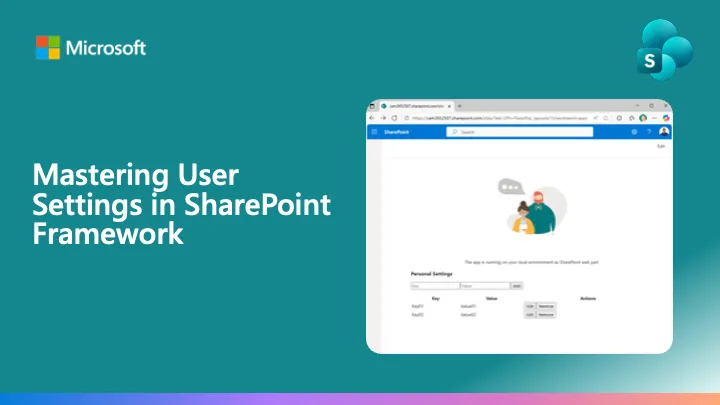 Mastering User Settings in SharePoint Framework image