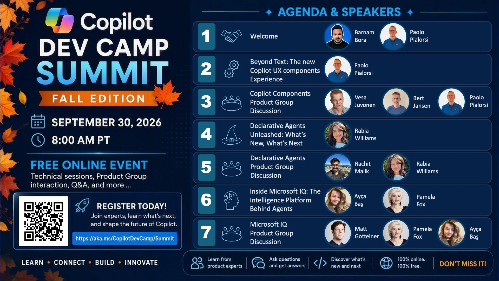 Join the Copilot Dev Camp Summit Fall Edition on September 30