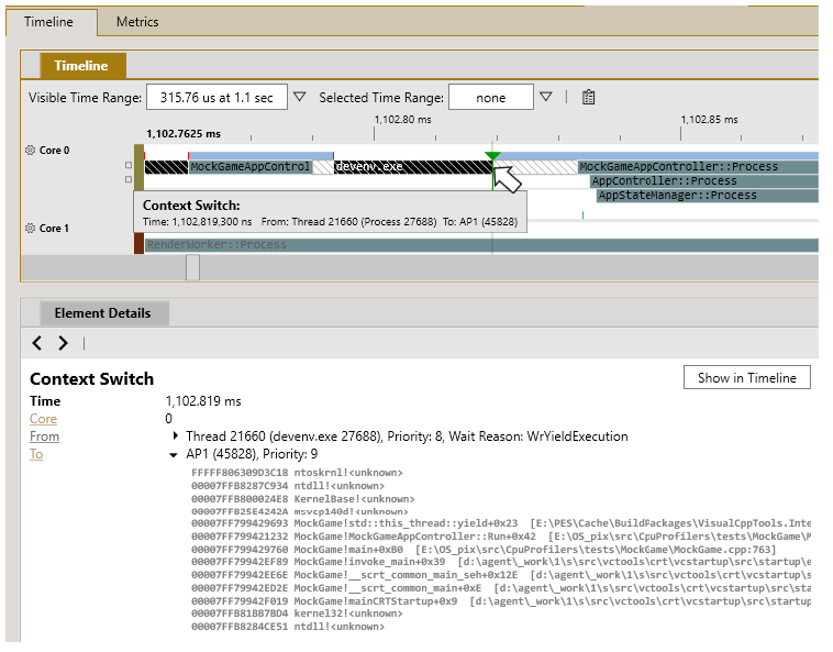 Image pix new timing capture cswitch otherproc