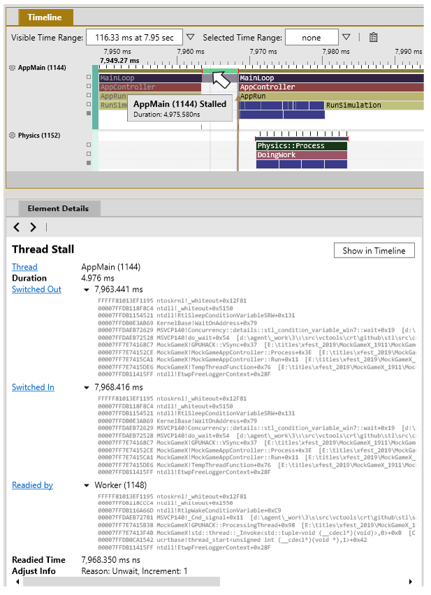 Image pix new timing capture cswitch stallselect