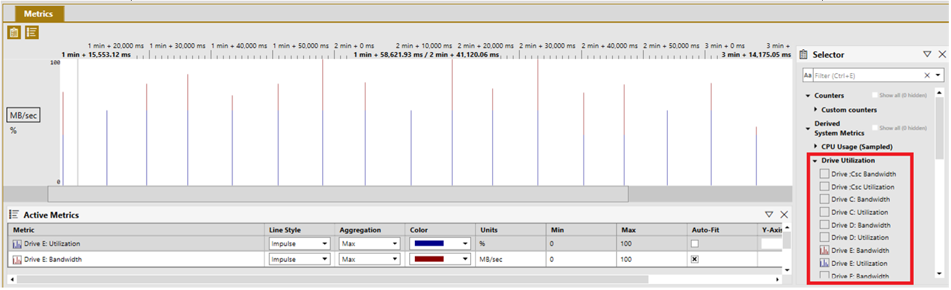 New File IO-related counters in the Timing Capture Metrics View - PIX ...