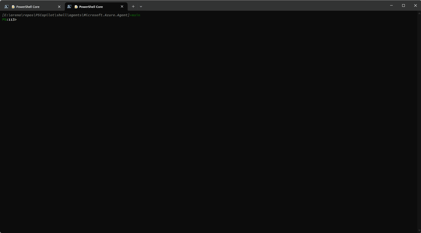 Run command in terminal tool