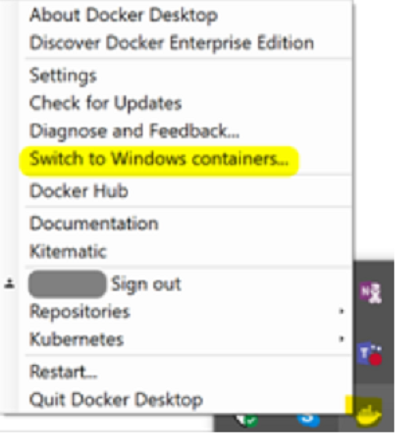 Running a .NET Core Web Application in Docker container using Docker Desktop for Windows - Developer Support