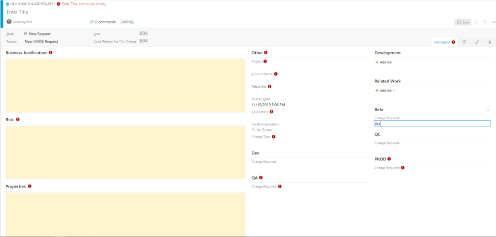 Upgrading to the New Work Item Form in Azure DevOps - Developer Support
