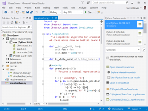 Python in Visual Studio Preview