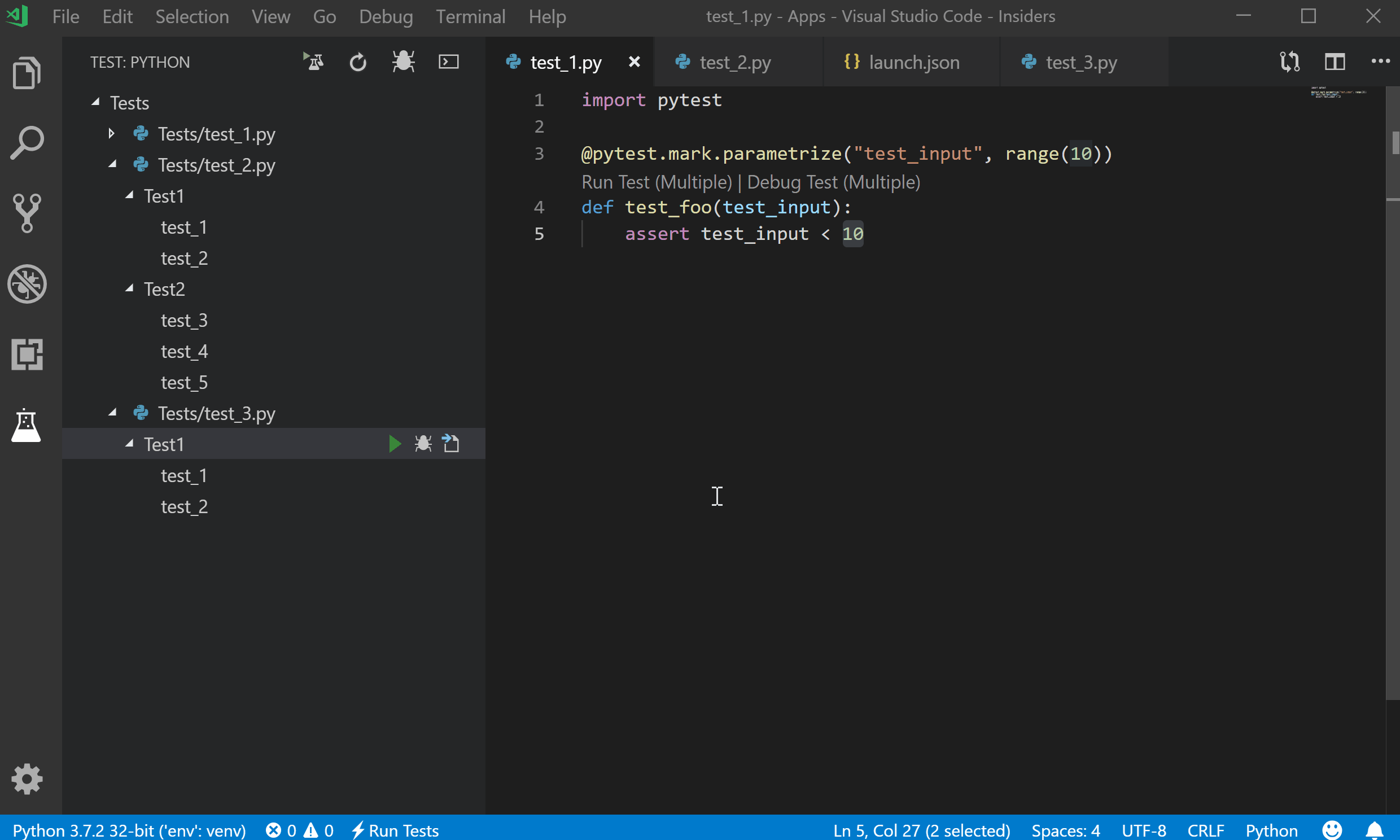 how to troubleshoot unit tests python in visual studio code