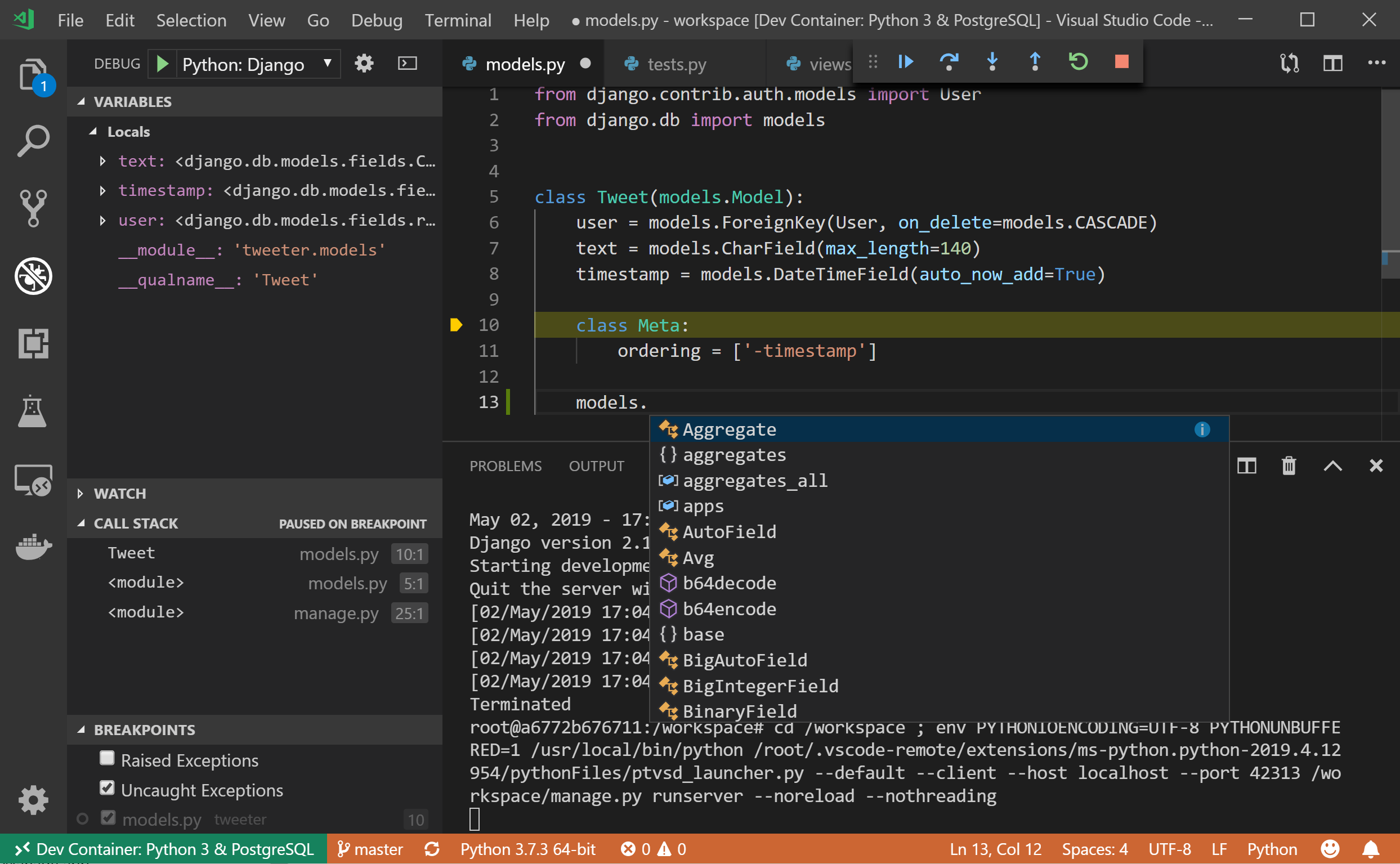 how to run python in visual studio code mac