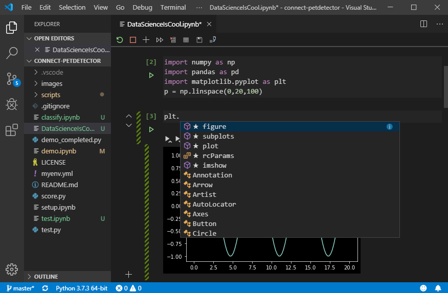 Announcing Support for Native Editing of Jupyter Notebooks in VS Code