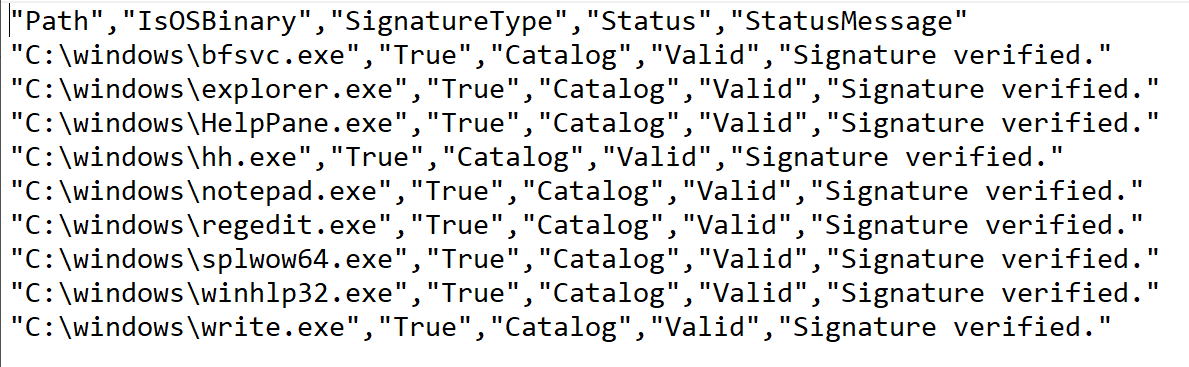 Reporting On Digitally Signed Files With Powershell Scripting Blog 7433