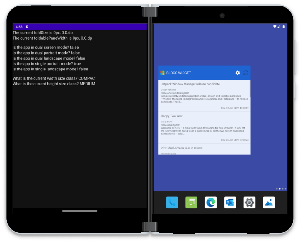 Jetpack Compose Surface Duo Blog