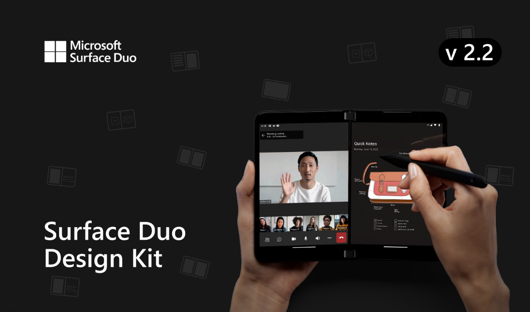 Surface Duo Design Kit title card