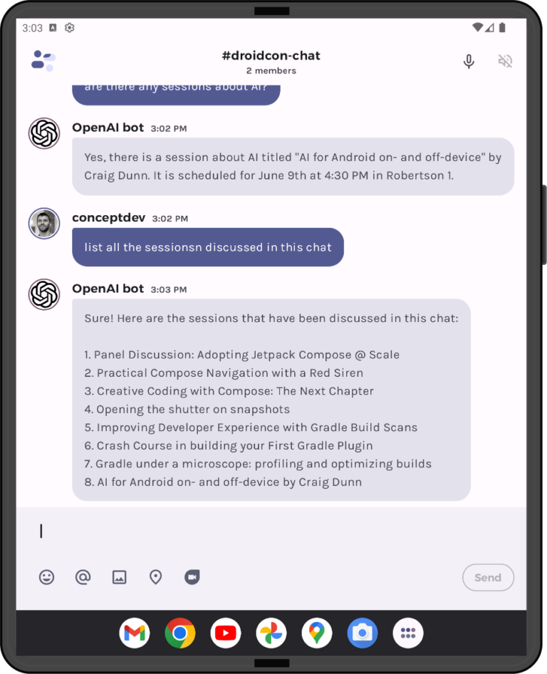“Infinite” chat with history summarization - Surface Duo Blog