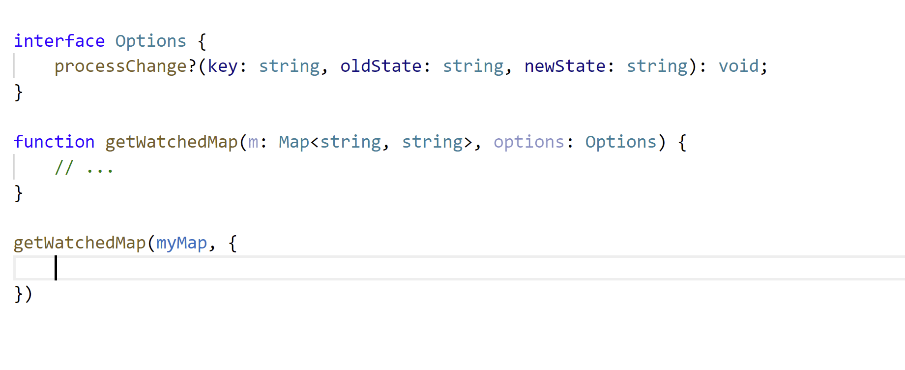 Completion a full method signature from an object