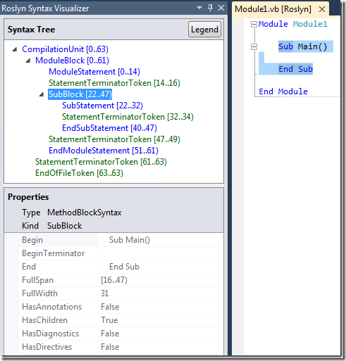 Roslyn Syntax Visualizers - Visual Basic Blog