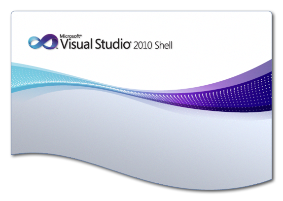 The Visual Studio 2010 Shell splash screen