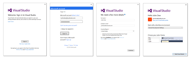 Welcome. Sign in to Visual Studio. - Visual Studio Blog