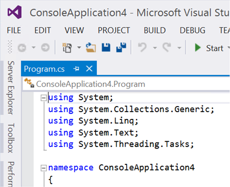 Visual Studio 2013 at 150% scaling