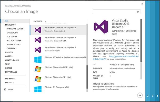 Azure Virtual Machine Images For Visual Studio Visual Studio Blog