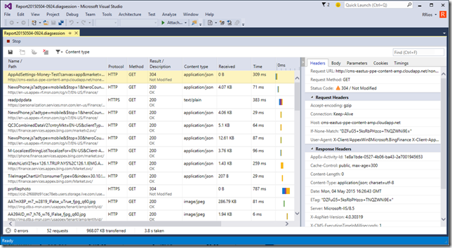 Introducing Visual Studio's Network tool - Visual Studio Blog