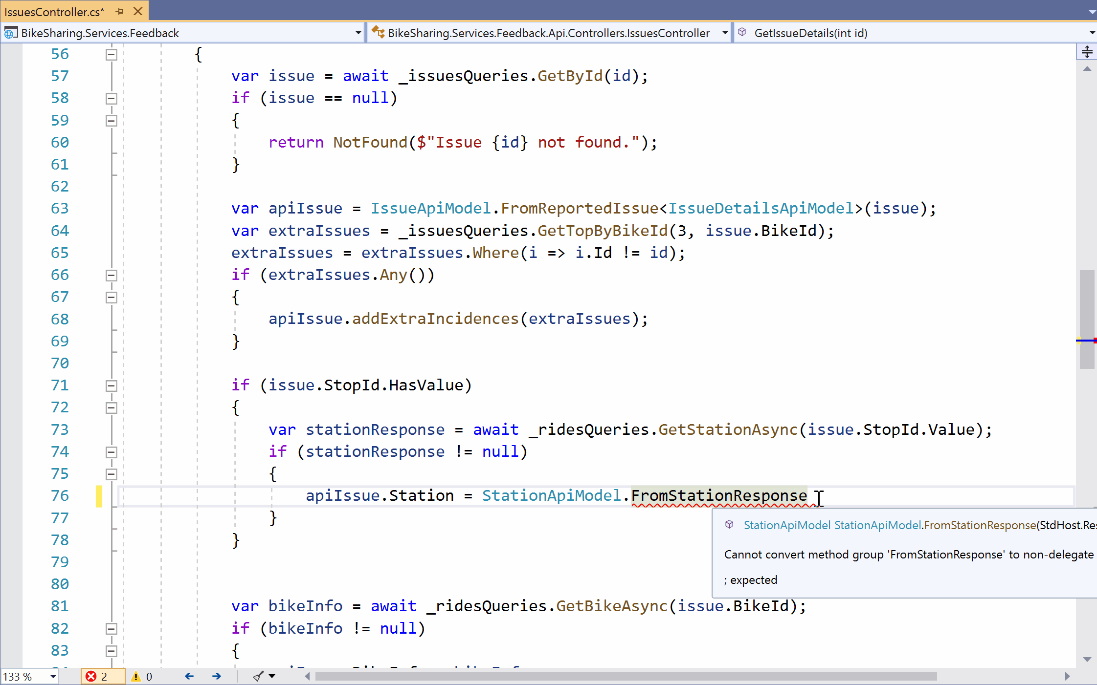 IntelliCode Whole-line autocompletions - Visual Studio (Windows)