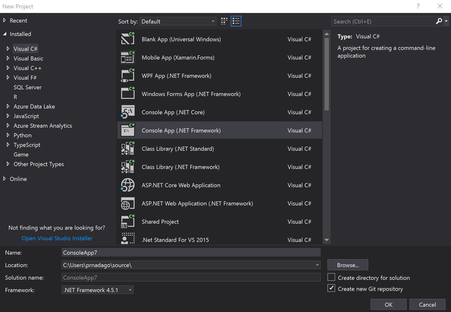 Redesigning The New Project Dialog Visual Studio Blog