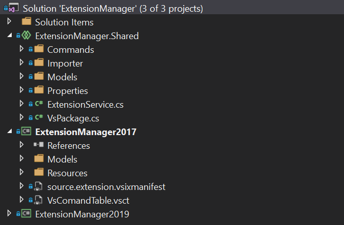 add extensions in visual studio 2017 for mac
