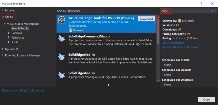 Azure IoT Edge Tools Extension (Preview) Announcement - Visual Studio Blog