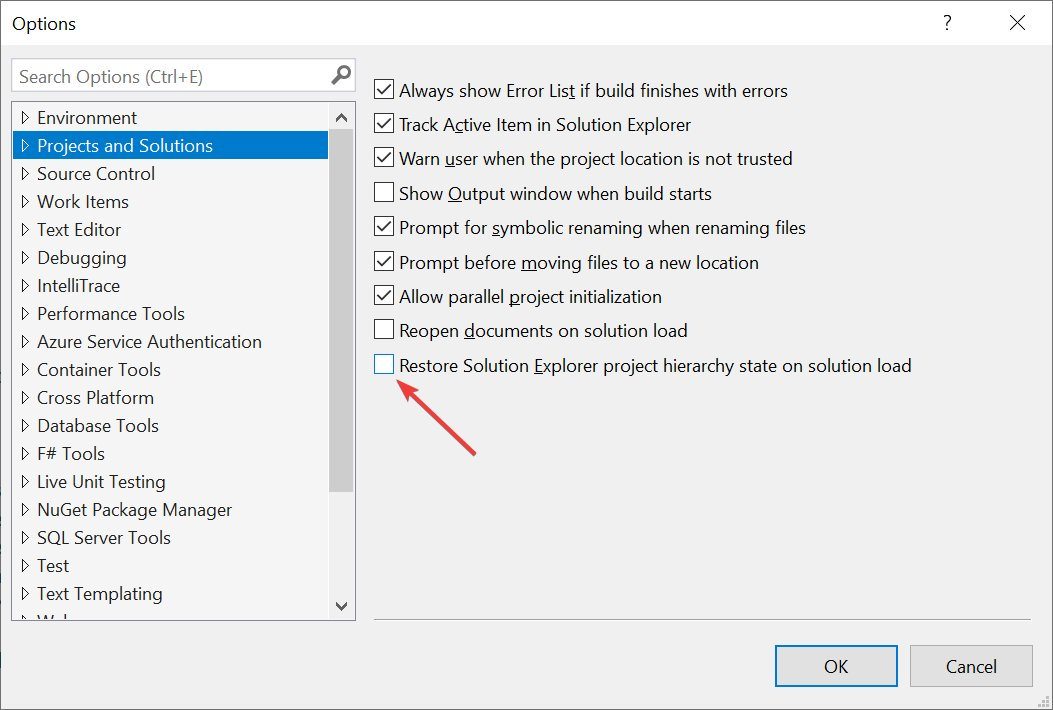 open multiple solutions in visual studio 2015