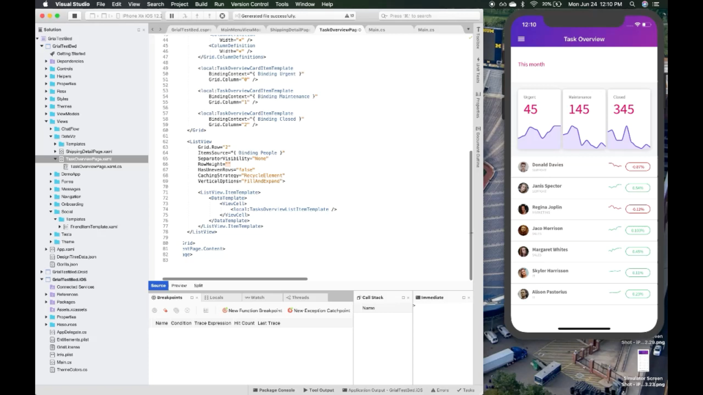 visual studio for mac known issues